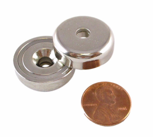 Manic Magnets - (2 Pack)  37.5 Lb. Pull Force, Rare Earth Neodymium (N35) - TradeGear