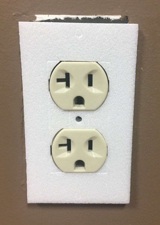 TradeGear Wall Plate Insulation Gasket 100Pk, Gasket Replacement Made w/ Weatherproof, Polyethylene Insulating Foam, Energy Saving, One Size Fits All - TradeGear