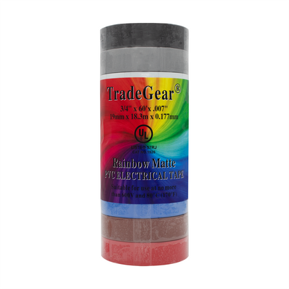 Assorted Matte Rainbow Colors (10PK)