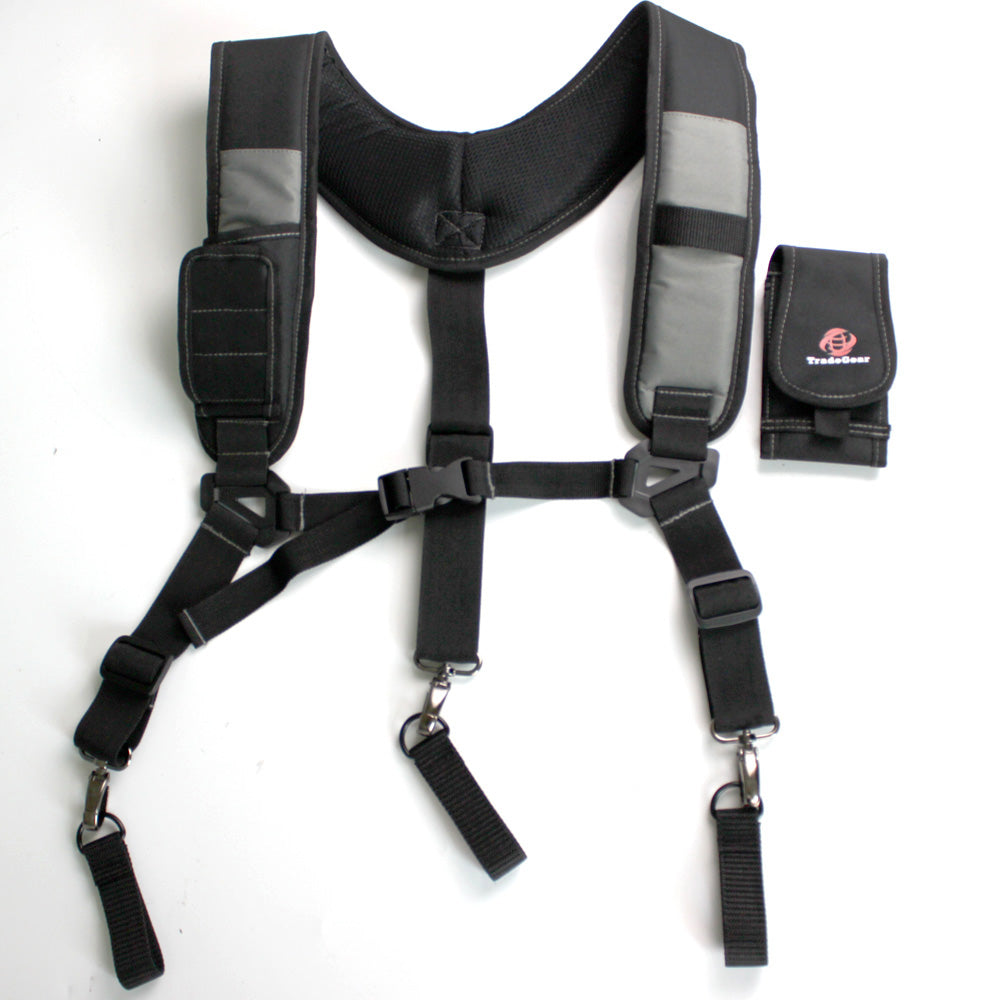 TradeGear Magnetic 3 point suspenders Designed for Maximum Comfort and Durability - TradeGear