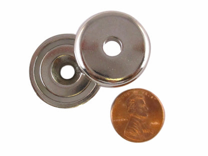 Manic Magnets - (2 Pack)  37.5 Lb. Pull Force, Rare Earth Neodymium (N35) - TradeGear