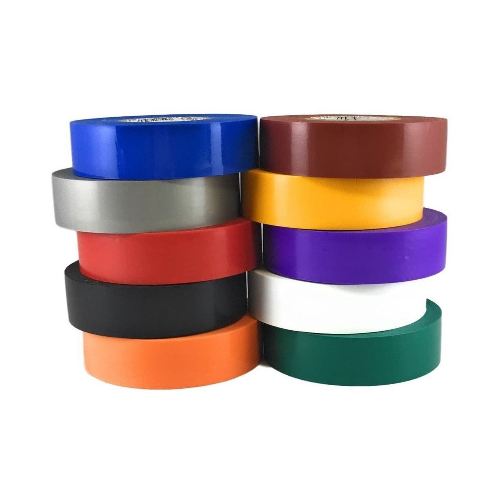 Electrical Tape (10PK) Assorted Matte Rainbow Colors – TradeGear, LLC