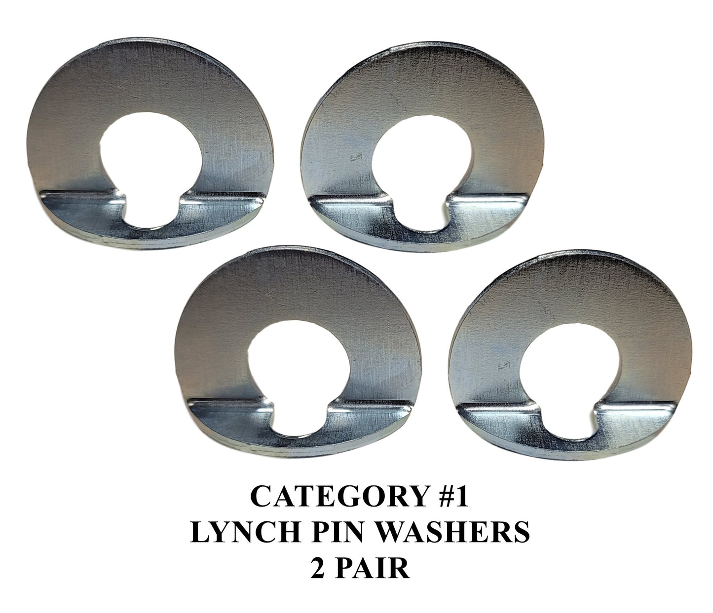 Lynch Pin Washers - (CAT#1 - 2 Pair)