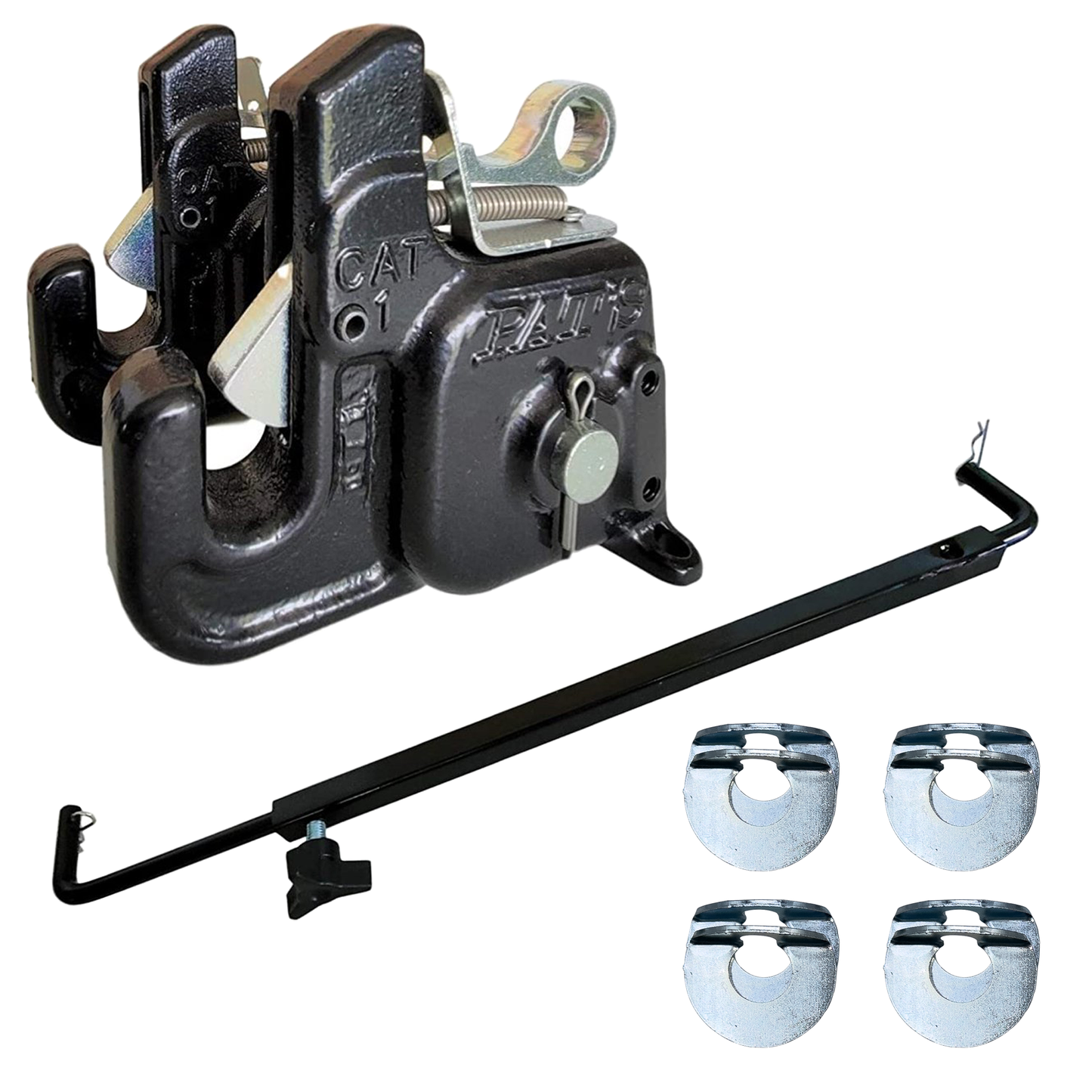 (CAT#1 BLACK) w/ Stabilizer Bar - Comes w/ 4 Pair of Lynch Pin Washers