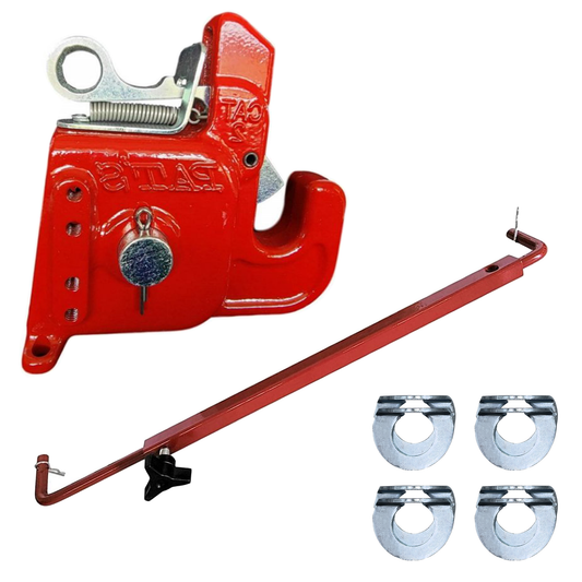 (CAT#2 RED) w/ Stabilizer Bar - Comes w/ 4 Pair of Lynch Pin Washers