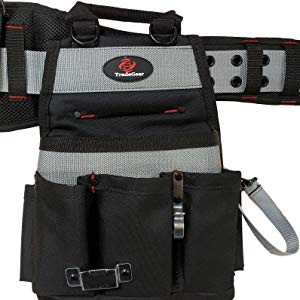 TradeGear Electrician's Belt & Bag Combo - Heavy Duty Electricians Tool Belt Designed for Maximum Comfort & Durability - Ideal for All Electricians Tools - TradeGear